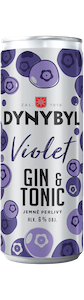 Dynybyl Gin a tonic violet